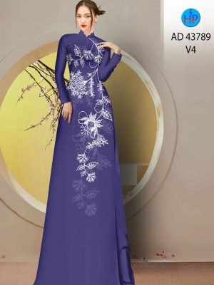 Vải Áo Dài Hoa In 3D Vừa Ra AD 43789 19 Vai Ao Dai Hoa In 3D Vua Ra AD 43789