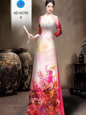 Vải Áo Dài Hoa In 3D Vừa Ra AD 43795 18 Vai Ao Dai Hoa In 3D Vua Ra AD 43795