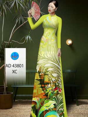 Vải Áo Dài Hoa In 3D Vừa Ra AD 43801 19 Vai Ao Dai Hoa In 3D Vua Ra AD 43801