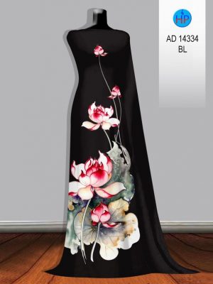 Vải Áo Dài Hoa Sen Độc Đáo AD 14334 19 Vai Ao Dai Hoa Sen Doc Dao AD 14334