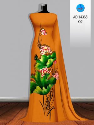 Vai Ao Dai Hoa Sen Sang Trong AD 14368