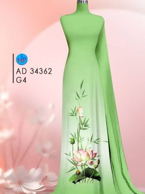 Vải Áo Dài Hoa Sen Thu Hút AD 34362 19 Vai Ao Dai Hoa Sen Thu Hut AD 34362