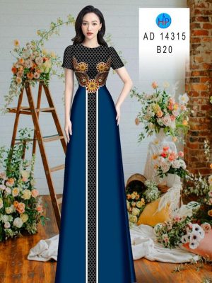 Vải Áo Dài Hoa Văn Độc Đáo AD 14315 20 Vai Ao Dai Hoa Van Doc Dao AD 14315