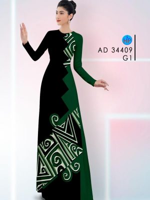 Vải Áo Dài Hoa Văn Độc Đáo AD 34409 19 Vai Ao Dai Hoa Van Doc Dao AD 34409