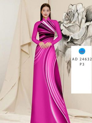 Vải Áo Dài Hoa Văn Sang Trọng AD 24632 19 Vai Ao Dai Hoa Van Sang Trong AD 24632