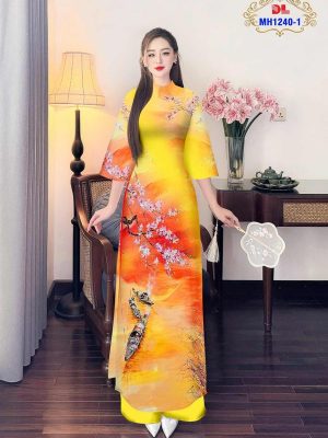 Vải Áo Dài Phong Cảnh Thu Hút AD MH1240 8 Vai Ao Dai Phong Canh Thu Hut AD MH1240