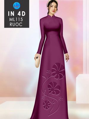 Vải Áo Dài Hoa In Chìm 4D Sang Trọng AD ML115 63 1711942982 174 Vai Ao Dai Hoa In Chim 4D Sang Trong AD