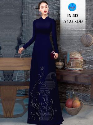 1711943928 451 Vai Ao Dai In Chim 4D Thu Hut AD LY123