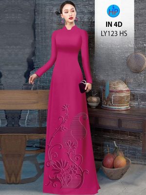 1711943931 789 Vai Ao Dai In Chim 4D Thu Hut AD LY123