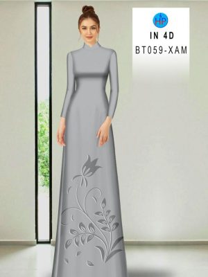 Vải Áo Dài Hoa In Chìm 4D Mới Ra AD BT059 51 1711946717 611 Vai Ao Dai Hoa In Chim 4D Moi Ra AD