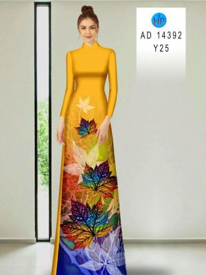 Vải Áo Dài In Hình Lá Sang Trọng AD 14392 26 1711947245 729 Vai Ao Dai In Hinh La Sang Trong AD 14392