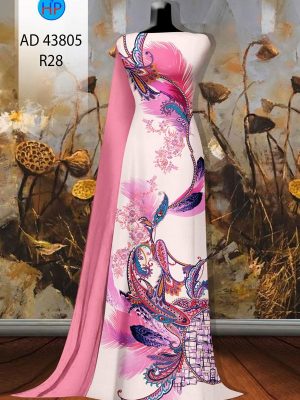 1711948740 698 Vai Ao Dai Hoa Van Sang Trong Thiet Ke 2024