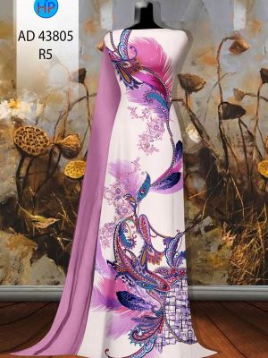 1711948740 864 Vai Ao Dai Hoa Van Sang Trong Thiet Ke 2024