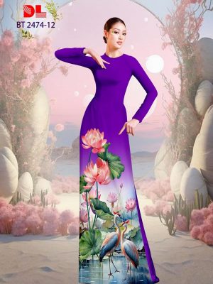 Vải Áo Dài Hoa Sen Sang Trọng AD BT2474 28 1712027530 417 Vai Ao Dai Hoa Sen Sang Trong AD BT2474