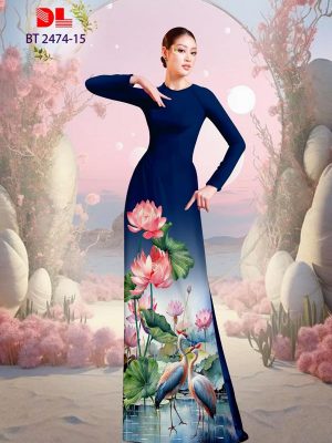 Vải Áo Dài Hoa Sen Sang Trọng AD BT2474 31 1712027531 880 Vai Ao Dai Hoa Sen Sang Trong AD BT2474