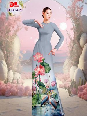 Vải Áo Dài Hoa Sen Sang Trọng AD BT2474 34 1712027531 923 Vai Ao Dai Hoa Sen Sang Trong AD BT2474