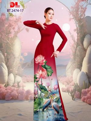 Vải Áo Dài Hoa Sen Sang Trọng AD BT2474 33 1712027531 9 Vai Ao Dai Hoa Sen Sang Trong AD BT2474