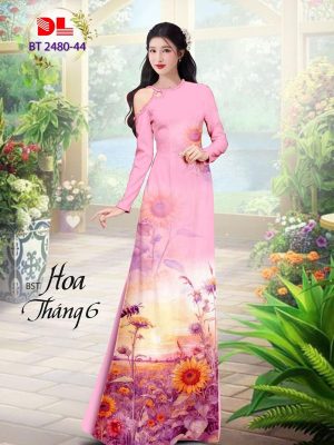 1712029285 773 Vai Ao Dai Hoa Huong Duong Kieu Moi AD BT2480