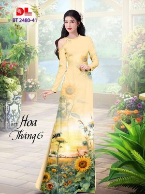 1712029289 560 Vai Ao Dai Hoa Huong Duong Kieu Moi AD BT2480