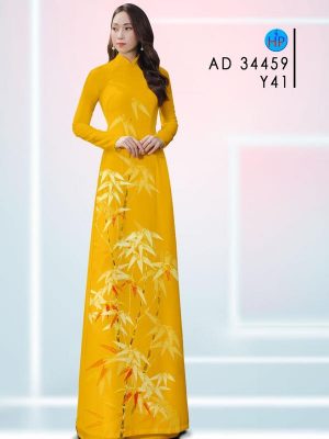 Vải Áo Dài Hình Lá Trúc Sang Trọng AD 34459 26 1712369318 78 Vai Ao Dai Hinh La Truc Sang Trong AD 34459