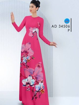 1712631414 718 Vai Ao Dai Hoa Lan Sang Trong AD 34506