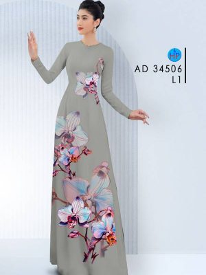 1712631415 283 Vai Ao Dai Hoa Lan Sang Trong AD 34506