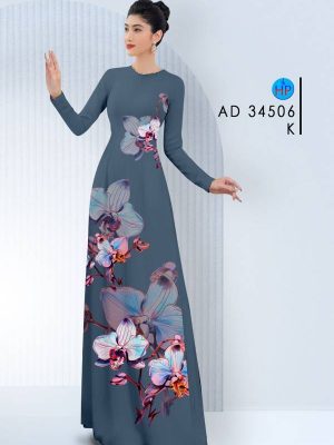 1712631416 22 Vai Ao Dai Hoa Lan Sang Trong AD 34506