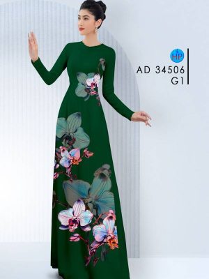 1712631416 837 Vai Ao Dai Hoa Lan Sang Trong AD 34506