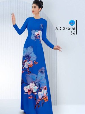 1712631418 149 Vai Ao Dai Hoa Lan Sang Trong AD 34506