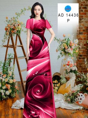 1712723900 827 Vai Ao Dai Hoa In 3D Doc Dao AD 14436