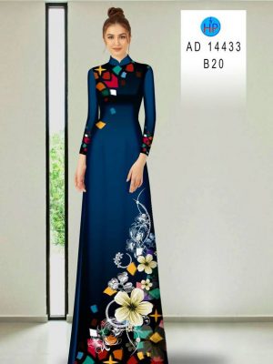 1712808087 884 Vai Ao Dai Hoa In 3D Doc Dao AD 14433