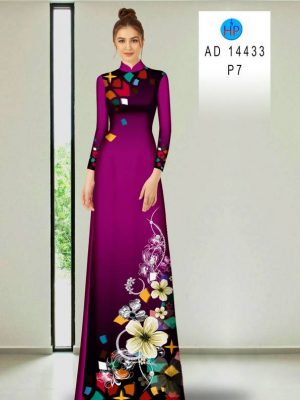 1712808090 788 Vai Ao Dai Hoa In 3D Doc Dao AD 14433