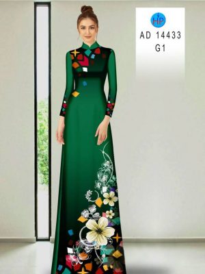 1712808092 832 Vai Ao Dai Hoa In 3D Doc Dao AD 14433