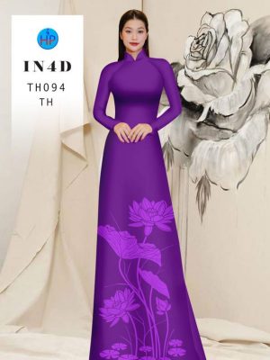 Vải Áo Dài Hoa Sen 4D Độc Đáo AD TH094 46 1712808480 165 Vai Ao Dai Hoa Sen 4D Doc Dao AD TH094