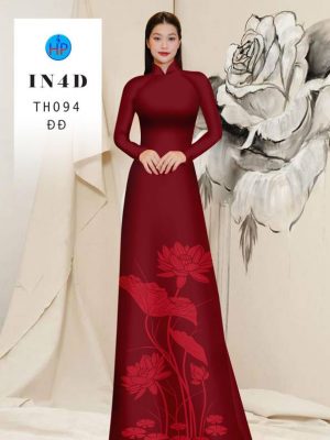 Vải Áo Dài Hoa Sen 4D Độc Đáo AD TH094 48 1712808481 241 Vai Ao Dai Hoa Sen 4D Doc Dao AD TH094