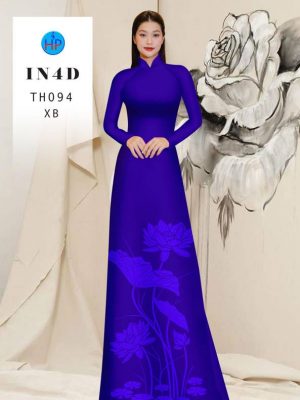 Vải Áo Dài Hoa Sen 4D Độc Đáo AD TH094 49 1712808481 370 Vai Ao Dai Hoa Sen 4D Doc Dao AD TH094