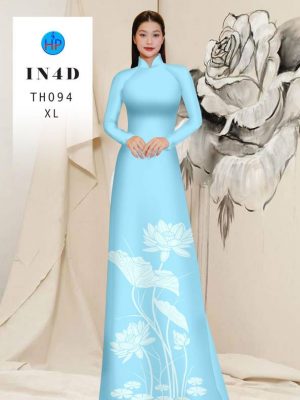 Vải Áo Dài Hoa Sen 4D Độc Đáo AD TH094 50 1712808481 402 Vai Ao Dai Hoa Sen 4D Doc Dao AD TH094
