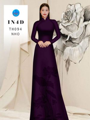 Vải Áo Dài Hoa Sen 4D Độc Đáo AD TH094 59 1712808483 993 Vai Ao Dai Hoa Sen 4D Doc Dao AD TH094