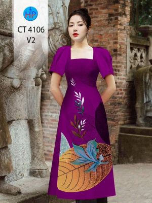 Vải Áo Dài In Hình Lá Thiết Kế 2024 AD CT4106 38 1713151735 375 Vai Ao Dai In Hinh La Thiet Ke 2024 AD