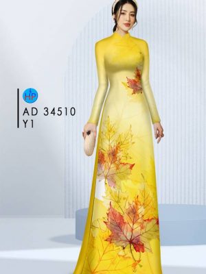 Vải Áo Dài In Hình Lá Mới Ra AD 34510 21 1713156604 276 Vai Ao Dai In Hinh La Moi Ra AD 34510