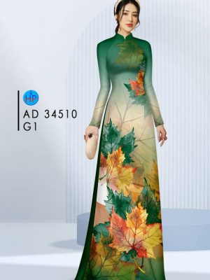 Vải Áo Dài In Hình Lá Mới Ra AD 34510 33 1713156606 413 Vai Ao Dai In Hinh La Moi Ra AD 34510