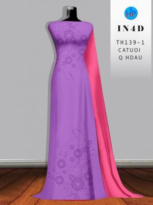 Vải Áo Dài Hoa In Chìm 4D Mới Ra AD TH139-1 55 1713930377 525 Vai Ao Dai Hoa In Chim 4D Moi Ra AD