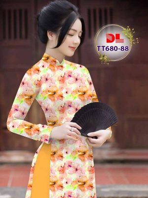 Vải Áo Dài Hoa Đều Sang Trọng AD TT680 24 1714443143 39 Vai Ao Dai Hoa Deu Sang Trong AD TT680
