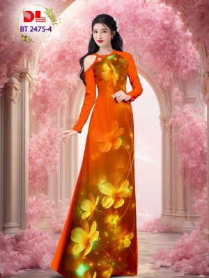 Vải Áo Dài Hoa Cúc Kiểu Mới AD BT2475 16 Vai Ao Dai Hoa Cuc Kieu Moi AD BT2475