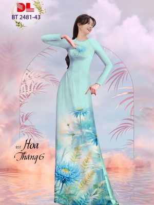 Vai Ao Dai Hoa Cuc Kieu Moi AD BT2481