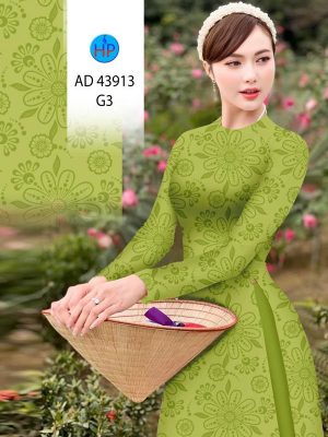 Vải Áo Dài Hoa Đều Độc Đáo AD 43913 20 Vai Ao Dai Hoa Deu Doc Dao AD 43913