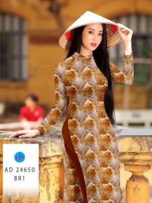 Vai Ao Dai Hoa Deu Moi Ra AD 24650