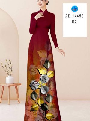 Vải Áo Dài Hoa In 3D Độc Đáo AD 14450 20 Vai Ao Dai Hoa In 3D Doc Dao AD 14450