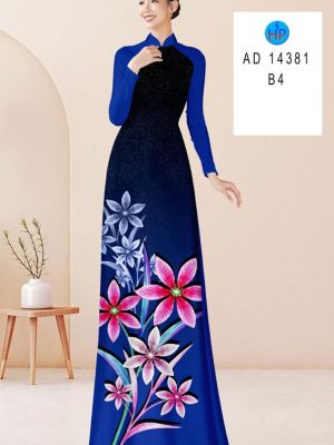 Vải Áo Dài Hoa In 3D Kiểu Mới AD 14381 19 Vai Ao Dai Hoa In 3D Kieu Moi AD 14381