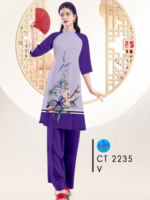Vải Áo Dài Hoa In 3D Sang Trọng AD CT2235 19 Vai Ao Dai Hoa In 3D Sang Trong AD CT2235